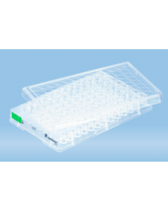 TC microtiter plate 96-wells susp./green Sarstedt