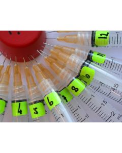 Syringes for ethylene sampling