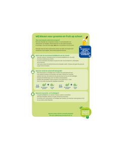 Argumentenkaart EU-Schoolfruit - ouders